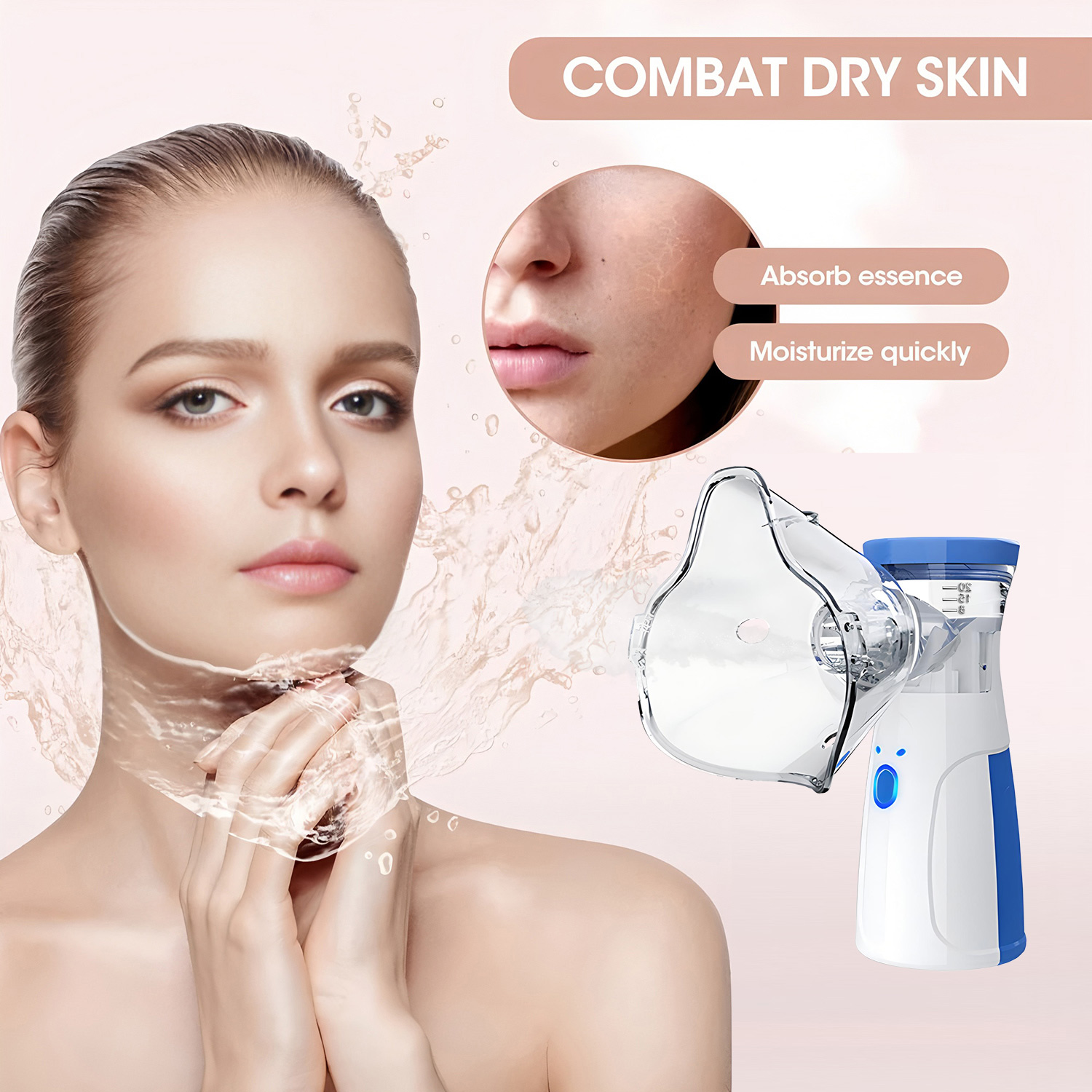 Mini Facial Steamer Silent Mes - огляд і ціна Face Steamer